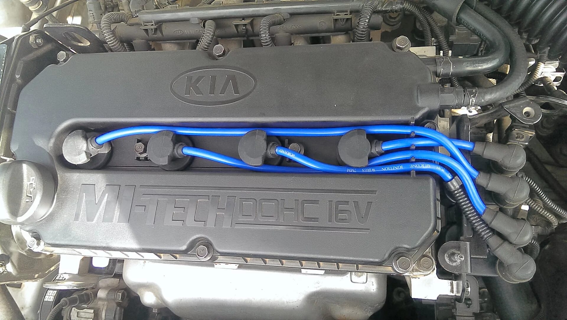 Киа рио 2 схема подключения высоковольтных проводов ВВ провода SK 671 Grand Prix - KIA Spectra, 1,6 л, 2008 года своими руками DRIVE