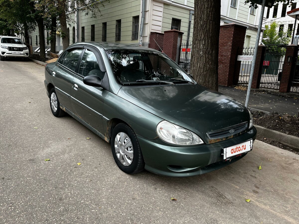 Киа рио 2002 фото Купить б/у Kia Rio I 1.5 AT (98 л.с.) бензин автомат в Нижнем Новгороде: зелёный