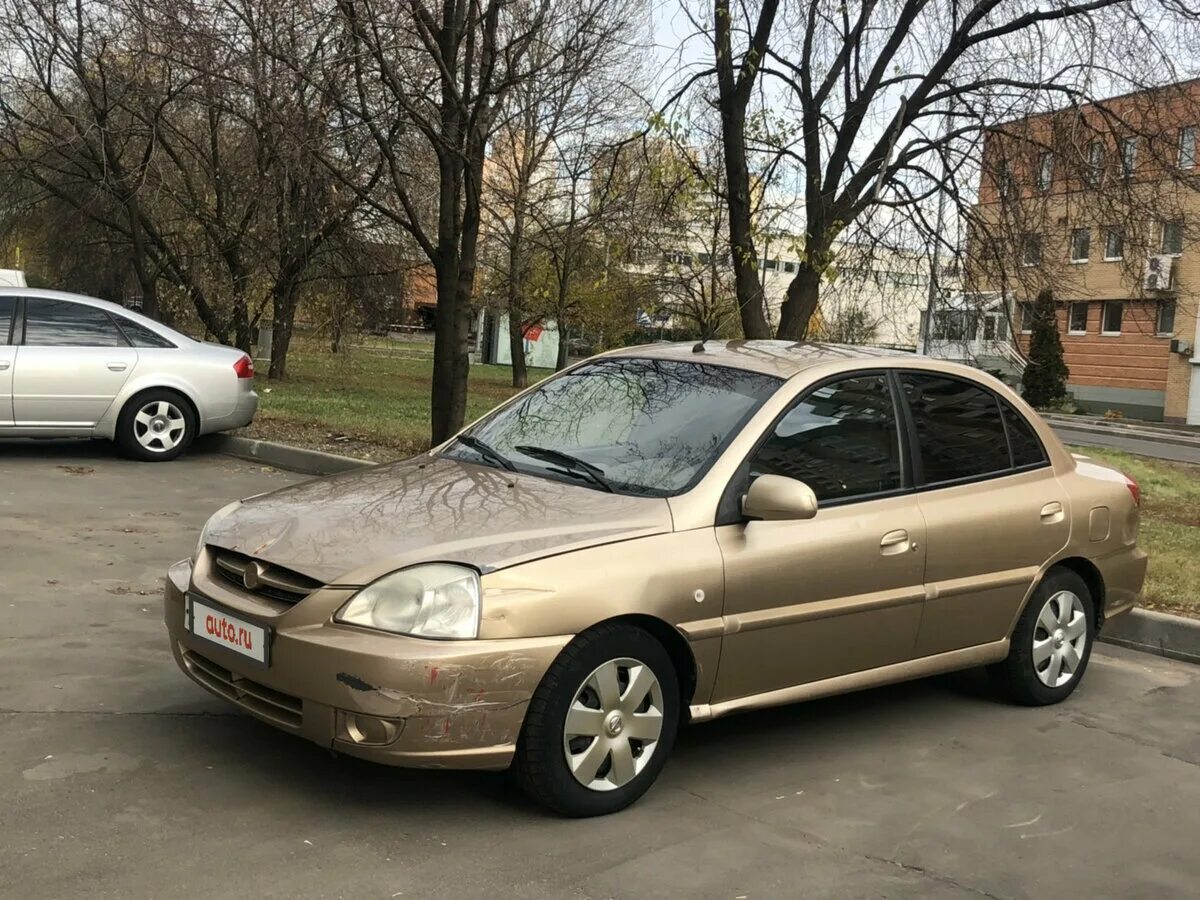 Киа рио 2005 фото Купить б/у Kia Rio I Рестайлинг 1.5 AT (97 л.с.) бензин автомат в Москве: бежевы