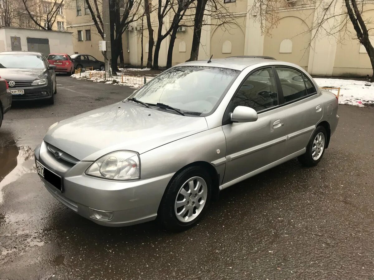 Киа рио 2005 года фото Купить б/у Kia Rio I Рестайлинг 1.5 AT (97 л.с.) бензин автомат в Москве: серебр