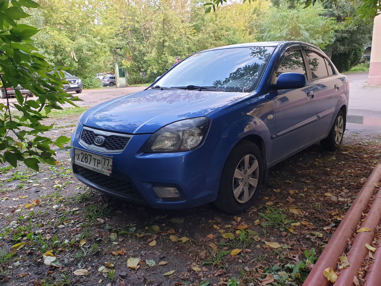 Киа рио 2011 фото Подержанный автомобиль Kia Rio (Киа рио) 2011 г., Москва, цвет синий , пробег 92