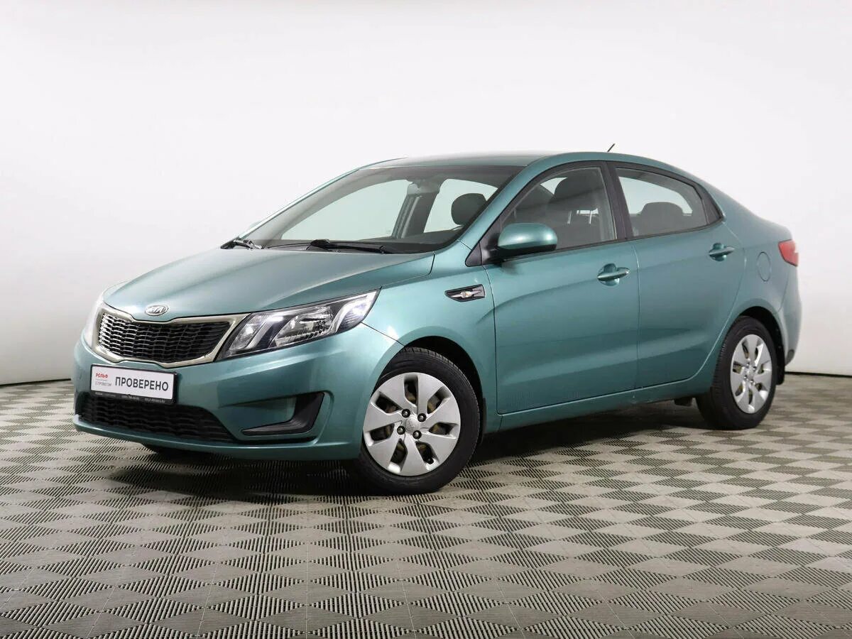Киа рио 2011 фото Купить б/у Kia Rio III 1.4 AT (107 л.с.) бензин автомат в Москве: зелёный Киа Ри