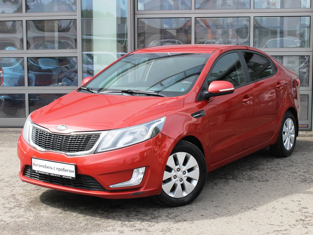 Киа рио 2013 фото Купить б/у Kia Rio III 4-speed 1.6 AT (123 л.с.) бензин автомат в Москве: красны