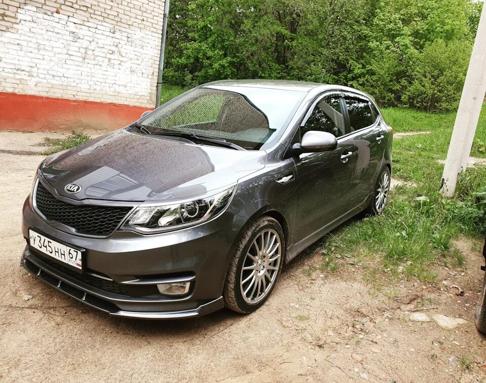 Киа рио 2013 тюнинг 11. Обвес - KIA Rio 5-door (3G), 1,6 л, 2017 года стайлинг DRIVE2