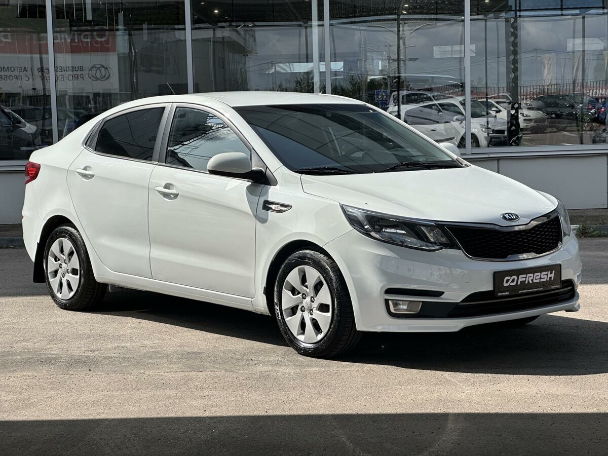 Киа рио 2015 год фото Купить б/у Kia Rio III Рестайлинг 1.4 AT (107 л.с.) бензин автомат в Воронеже: б