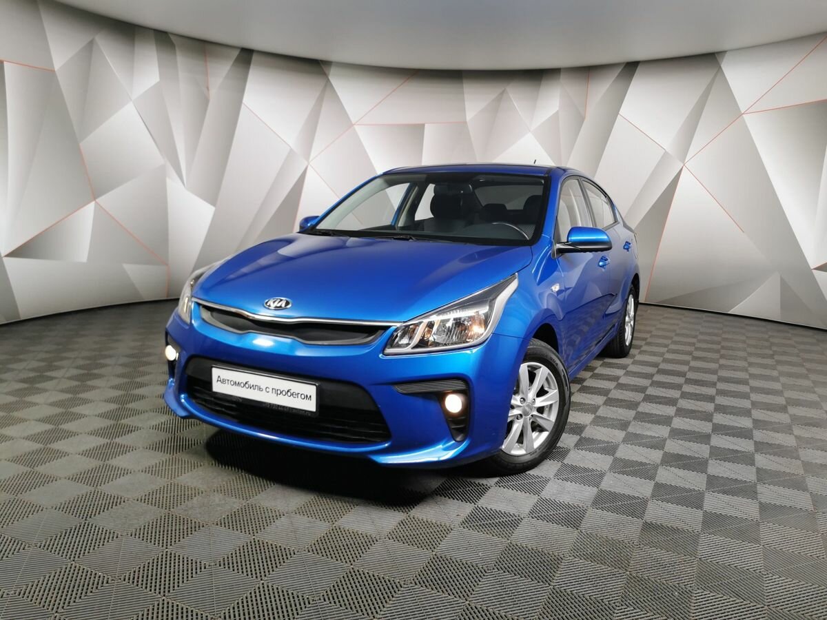 Киа рио 2018 год фото Купить б/у Kia Rio IV 1.6 AT (123 л.с.) бензин автомат в Москве: синий Киа Рио I