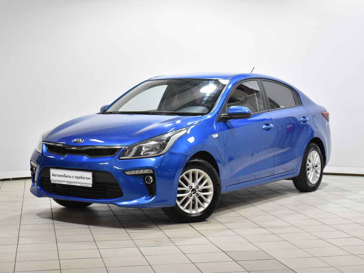 Киа рио 2018 год фото Купить б/у Kia Rio IV 1.6 MT (123 л.с.) бензин механика в Москве: синий Киа Рио 