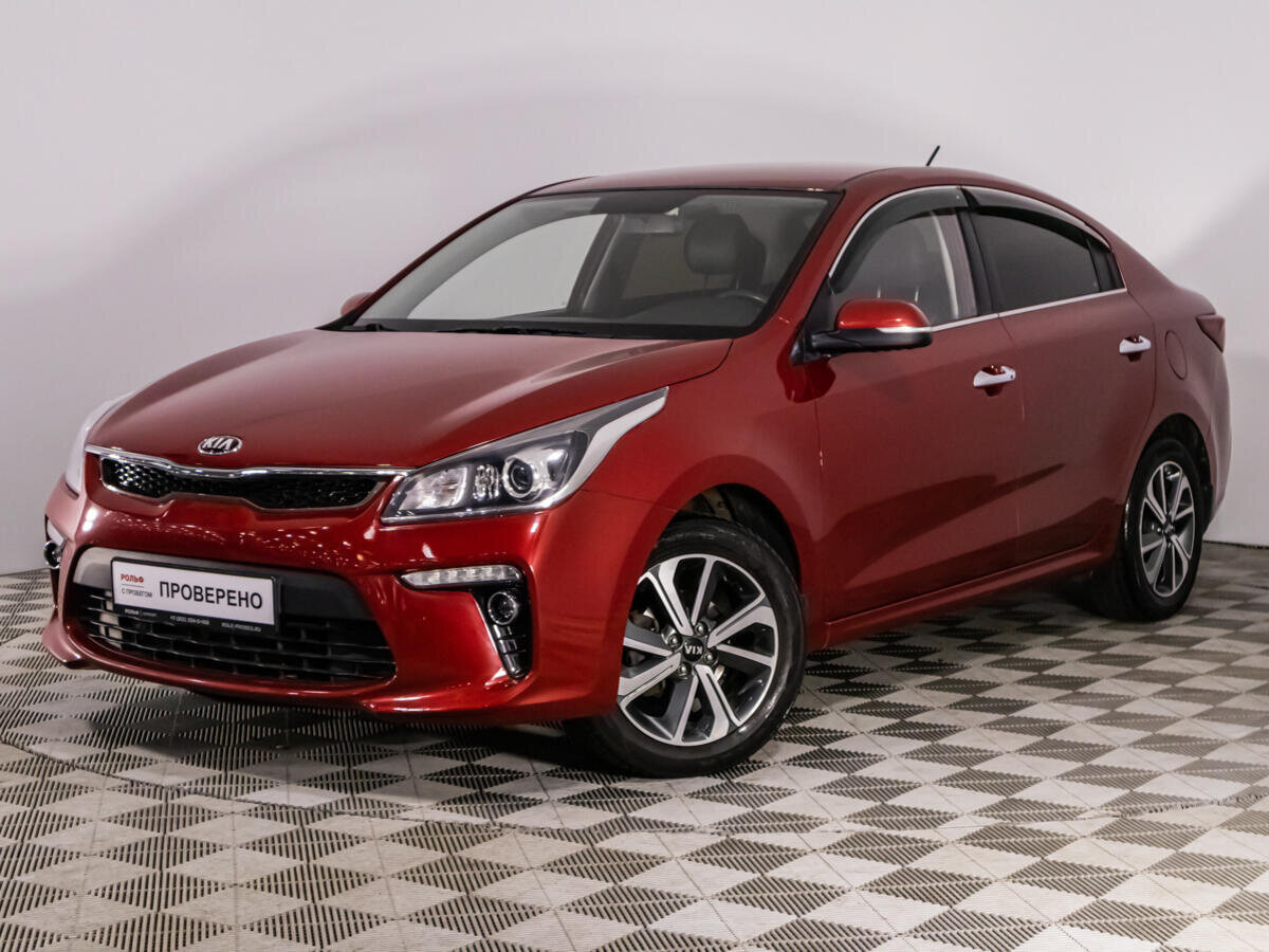 Киа рио 2018 год фото Купить б/у Kia Rio IV 1.6 AT (123 л.с.) бензин автомат в Санкт-Петербурге: красн