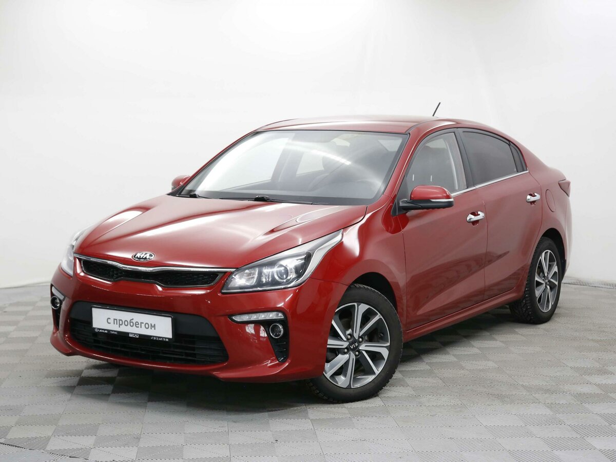 Киа рио 2019 фото Купить б/у Kia Rio IV 1.6 AT (123 л.с.) бензин автомат в Санкт-Петербурге: красн