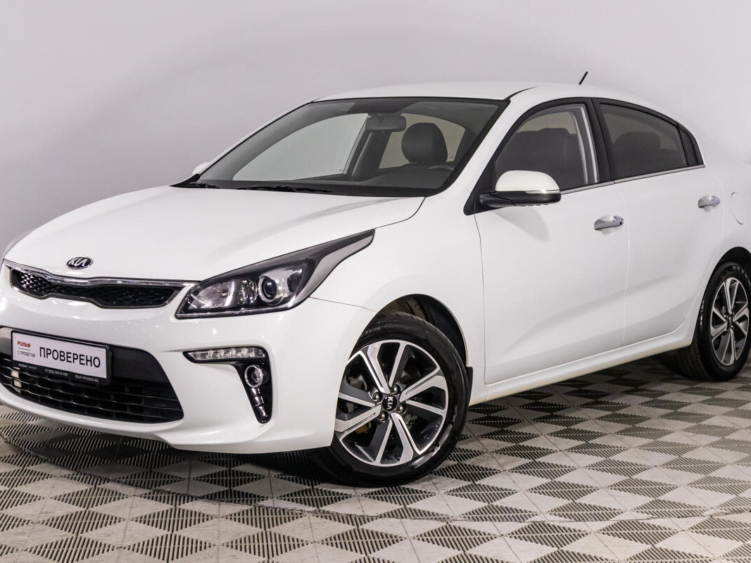 Киа рио 2019 фото Купить б/у Kia Rio IV 1.6 AT (123 л.с.) бензин автомат в Санкт-Петербурге: белый