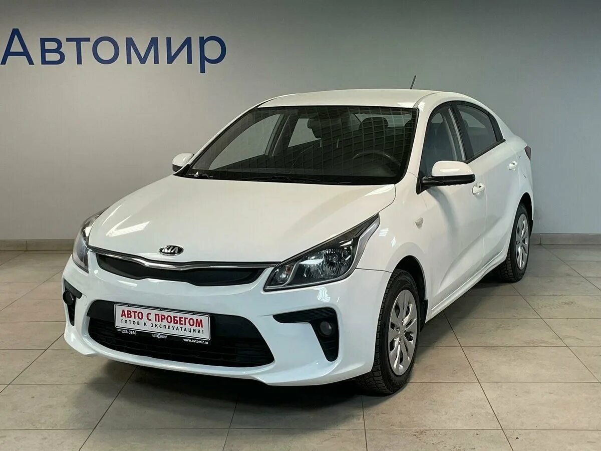 Киа рио 2019 фото Купить б/у Kia Rio IV 1.4 AT (100 л.с.) бензин автомат в Москве: белый Киа Рио I