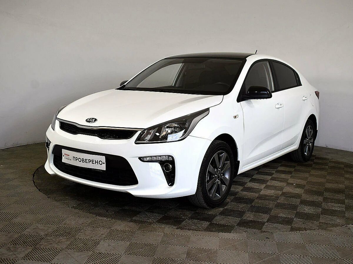 Киа рио 2019 фото Купить б/у Kia Rio IV 1.6 AT (123 л.с.) бензин автомат в Санкт-Петербурге: белый