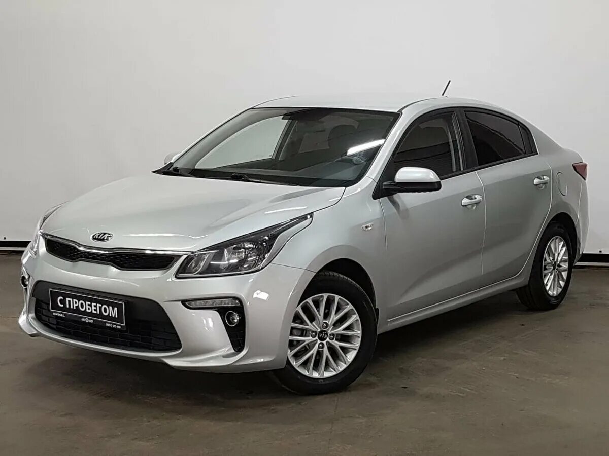 Киа рио 2019г фото Купить б/у Kia Rio IV 1.6 AT (123 л.с.) бензин автомат в Ярославле: серебристый 