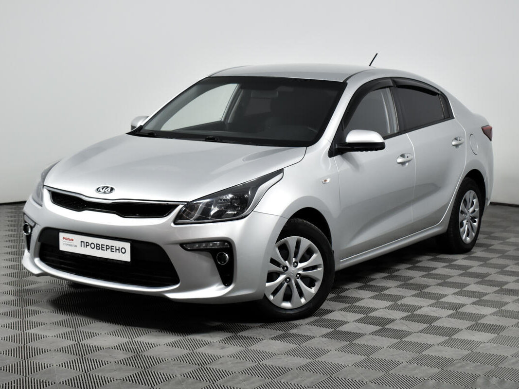 Киа рио 2019г фото Купить б/у Kia Rio IV 1.6 AT (123 л.с.) бензин автомат в Москве: серебристый Киа