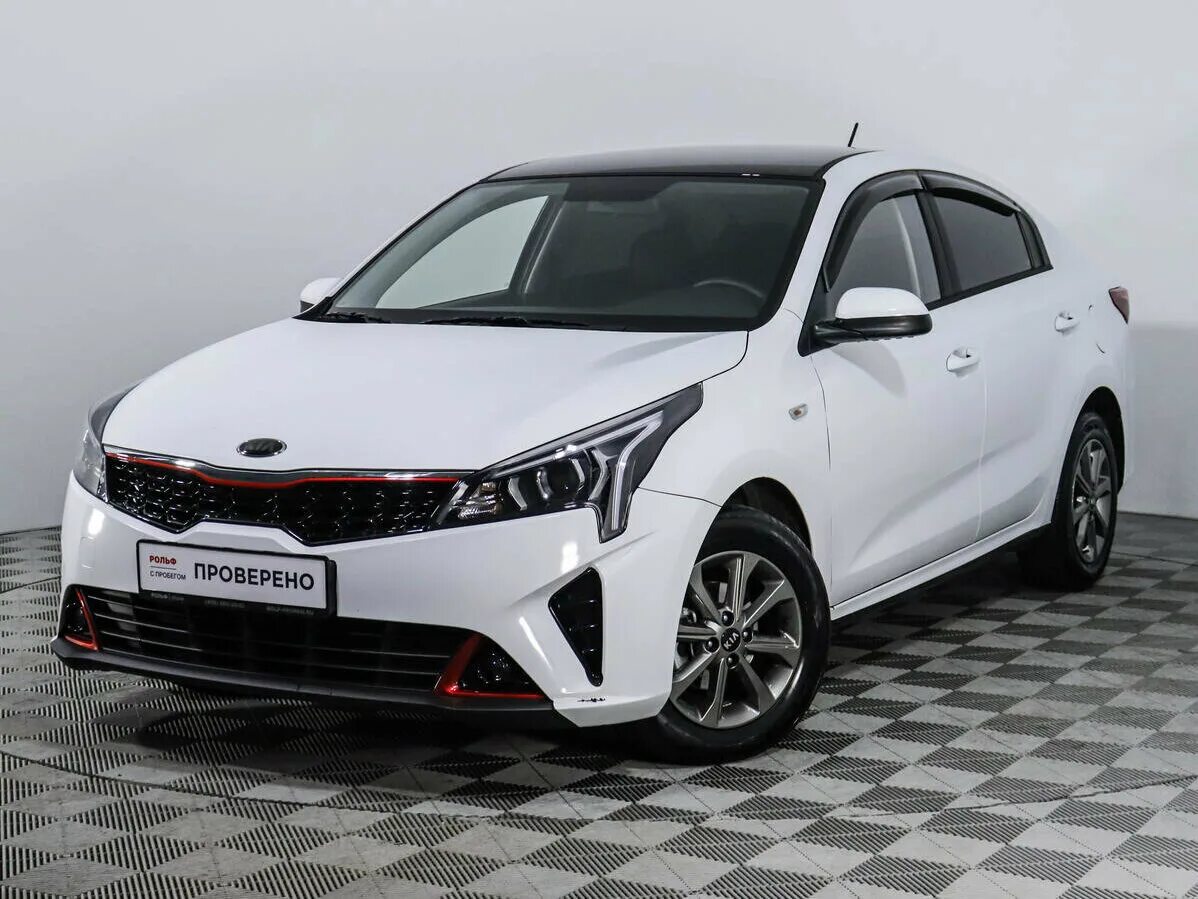 Киа рио 2021 фото Купить б/у Kia Rio IV Рестайлинг 1.6 AT (123 л.с.) бензин автомат в Санкт-Петерб