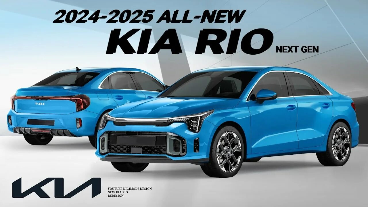 Киа рио 2024 года фото ALL NEW KIA RIO 2024-2025? REDESIGN Digimods DESIGN - YouTube