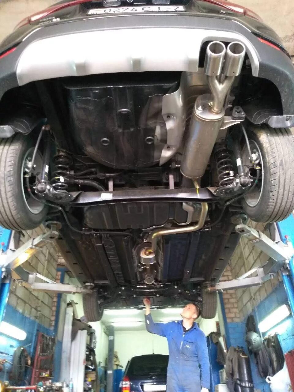 Киа рио 3 днище фото Заехал посмотреть как выглядит ДНИЩЕ авто - KIA Rio X-Line, 1,6 л, 2018 года виз