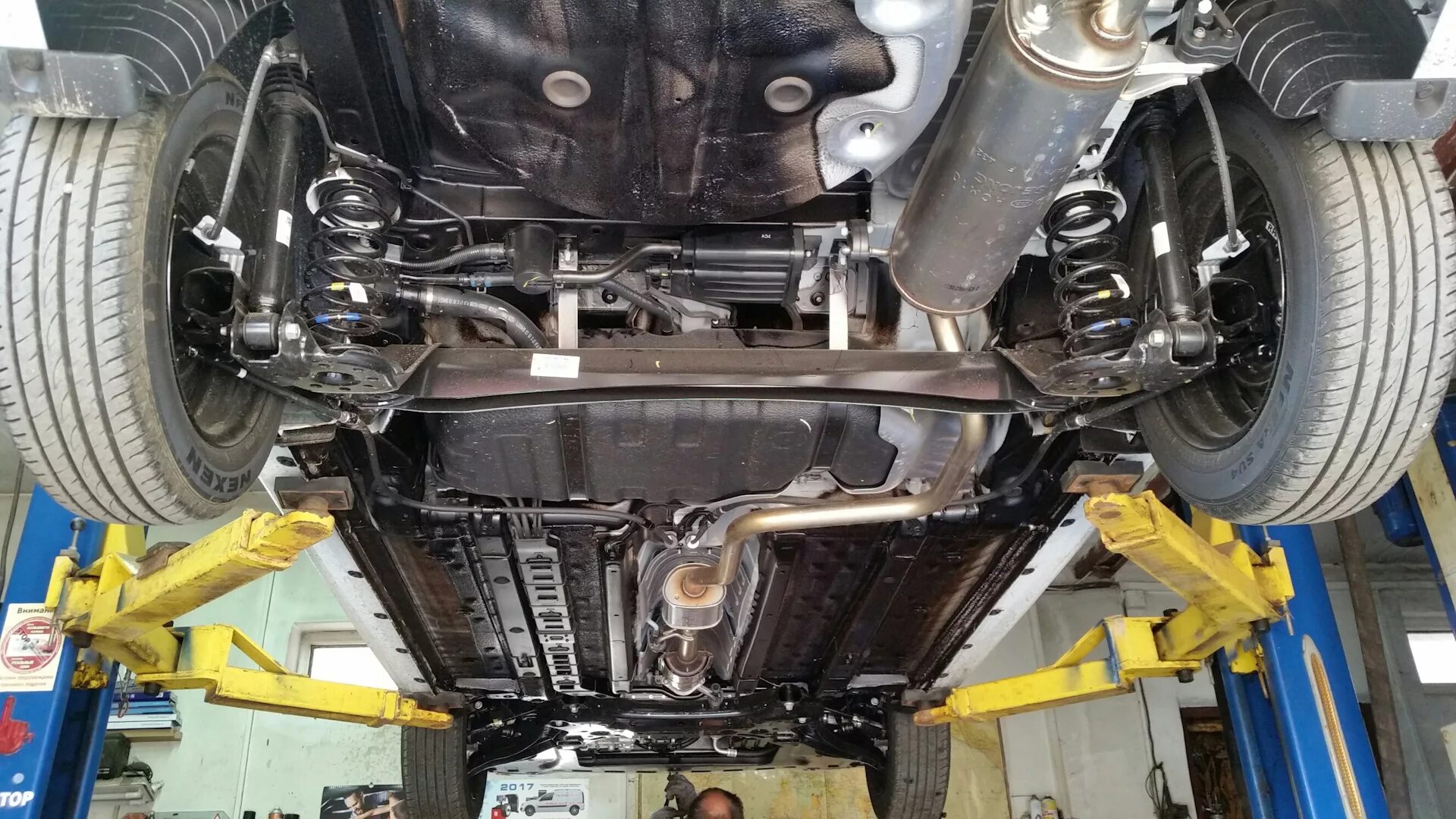 Киа рио 3 днище фото Киа Рио 4 Kia Rio 4gen вид снизу - KIA Rio (4G), 1,6 л, 2017 года своими руками 