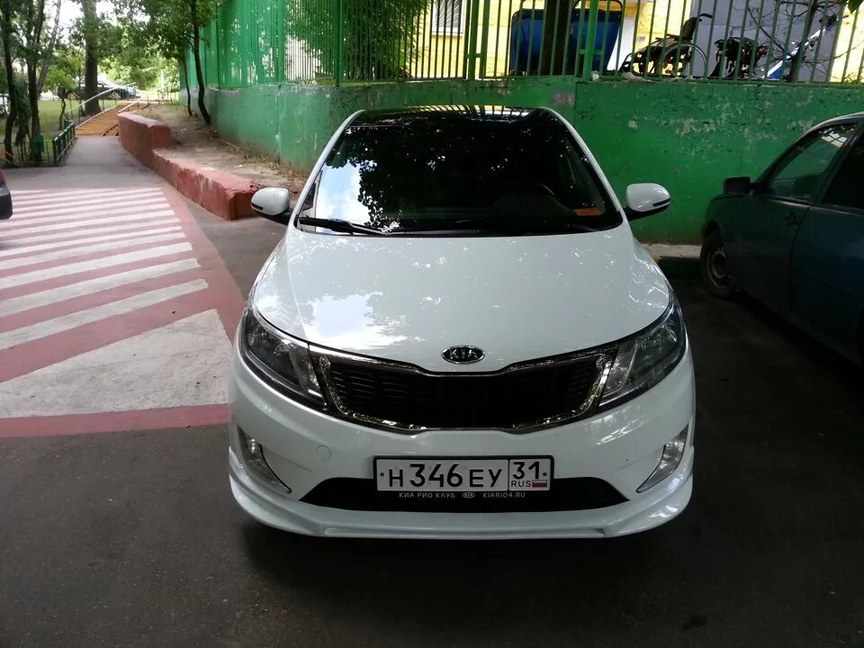 Киа рио 3 дорестайлинг тюнинг Обвес дубль 2 - KIA Rio (3G), 1,6 л, 2012 года стайлинг DRIVE2