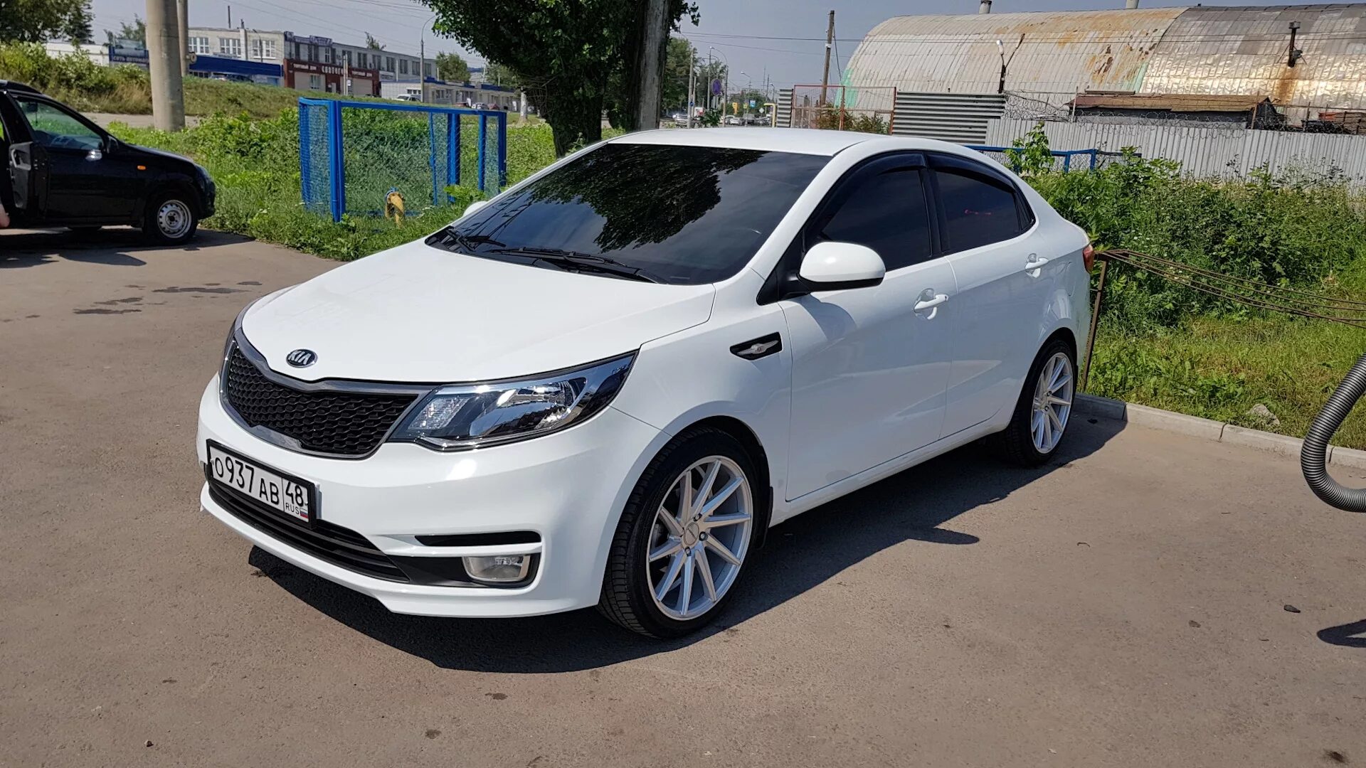 Киа рио 3 фото Тонировка, номерные рамки - KIA Rio (3G), 1,6 л, 2017 года просто так DRIVE2