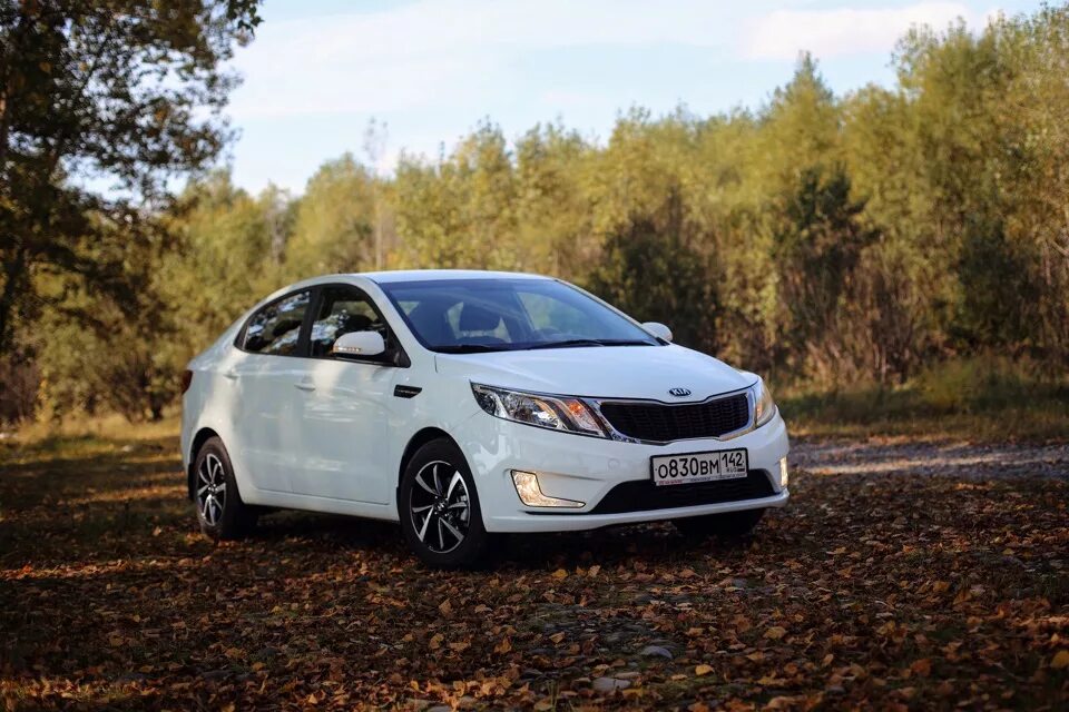 Киа рио 3 фото Осень 2014 (красота сибирская) - KIA Rio (3G), 1,6 л, 2013 года фотография DRIVE