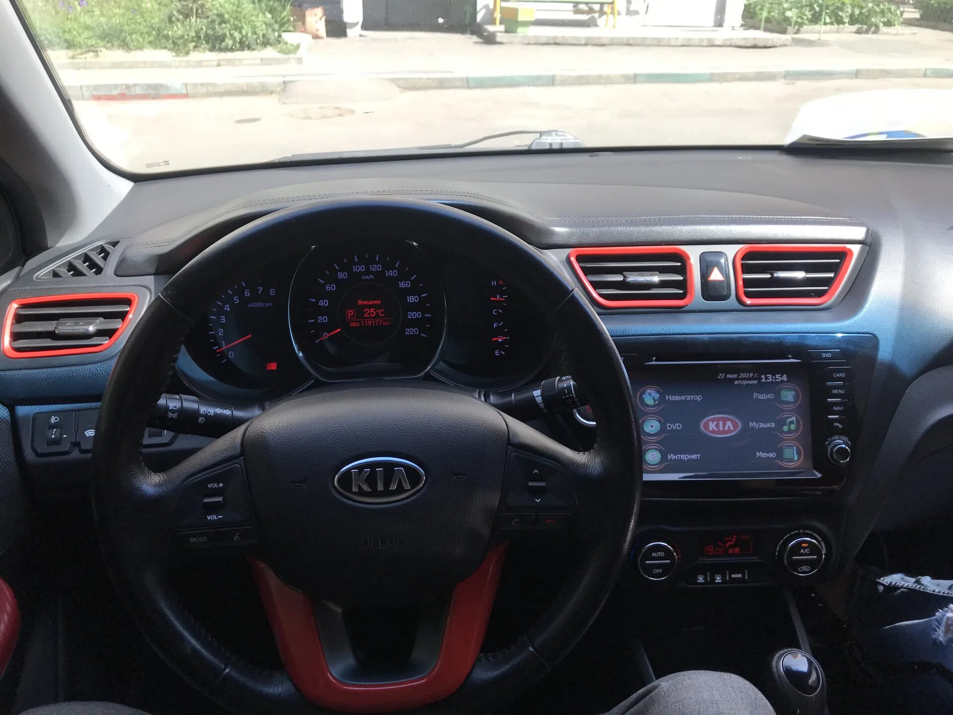 Киа рио 3 фото салона Дорабатываем салон - KIA Rio (3G), 1,6 л, 2012 года аксессуары DRIVE2