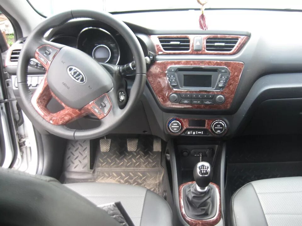 Киа рио 3 фото салона Аквапринт салона))) - KIA Rio (3G), 1,6 л, 2012 года стайлинг DRIVE2