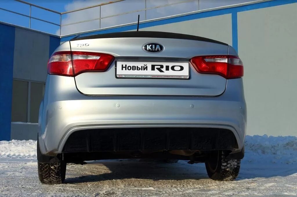 Киа рио 3 фото сзади Как крепится задний бампер на Kia Rio 3 седан: фото и инструкции Советы начинающ