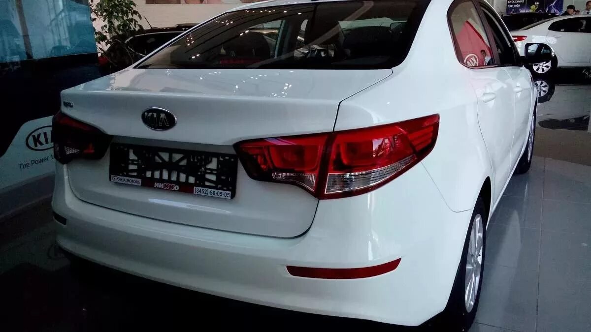 Киа рио 3 фото сзади Приобрёл комплект рестайлинговых задних Фонарей)) - KIA Rio (3G), 1,6 л, 2013 го