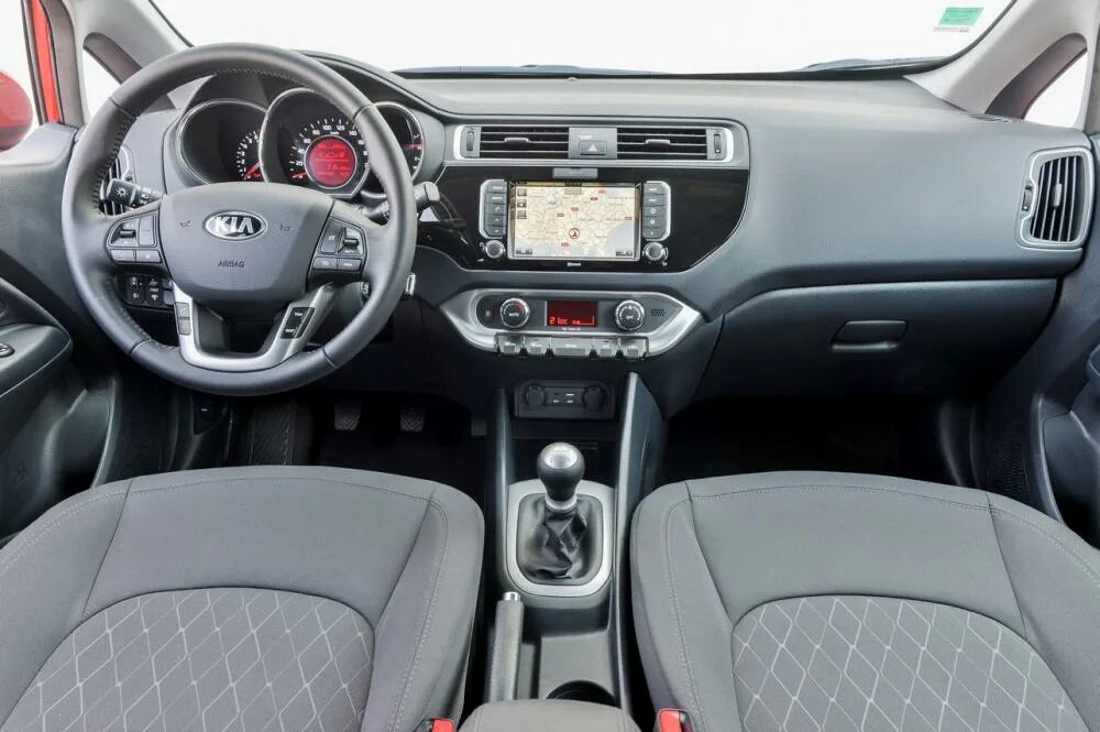 Киа рио 3 фото внутри Комплектации киа рио 2015 LkbAuto.ru