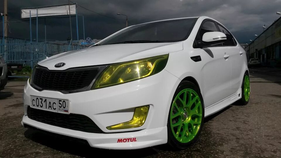 Киа рио 3 рестайлинг тюнинг Лабутены "Monster Candy" - KIA Rio (3G), 1,6 л, 2013 года колёсные диски DRIVE2