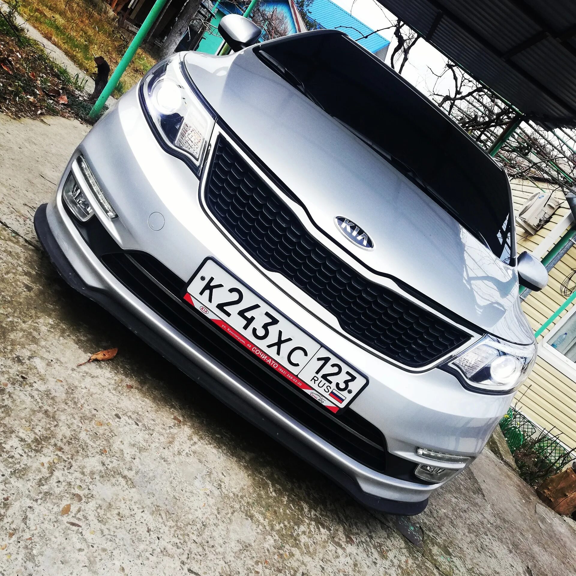 Киа рио 3 рестайлинг тюнинг Губа - KIA Rio (3G), 1,6 л, 2016 года стайлинг DRIVE2