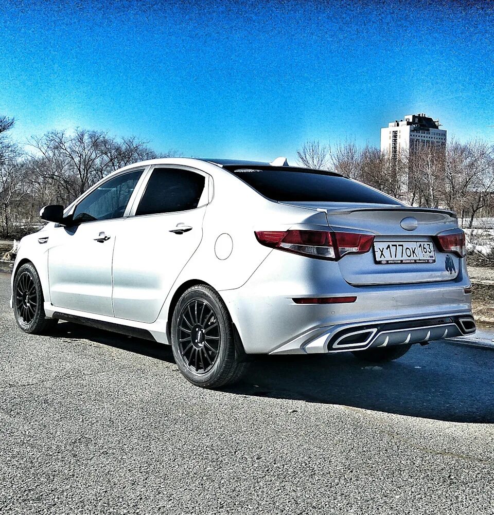Киа рио 3 рестайлинг тюнинг Переобулся - Весне дорогу. - KIA Rio (3G), 1,6 л, 2016 года колёсные диски DRIVE