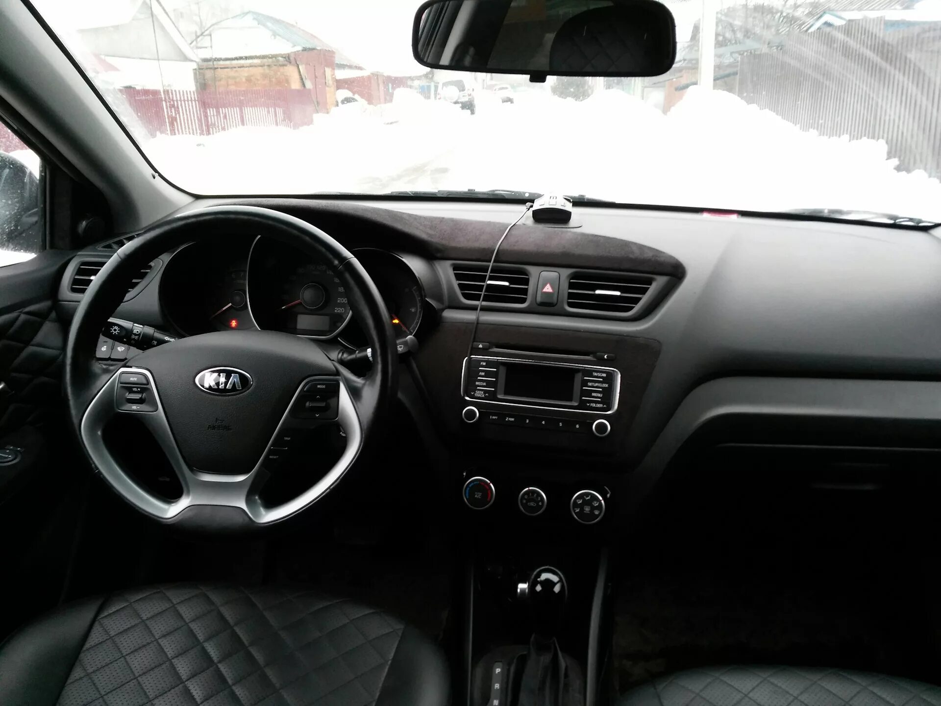 Киа рио 3 рестайлинг тюнинг салона Изменения в салоне - KIA Rio (3G), 1,6 л, 2016 года стайлинг DRIVE2