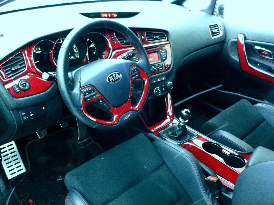 Киа рио 3 рестайлинг тюнинг салона Фото салона. - KIA Pro_Ceed (2G), 1,6 л, 2014 года тюнинг DRIVE2