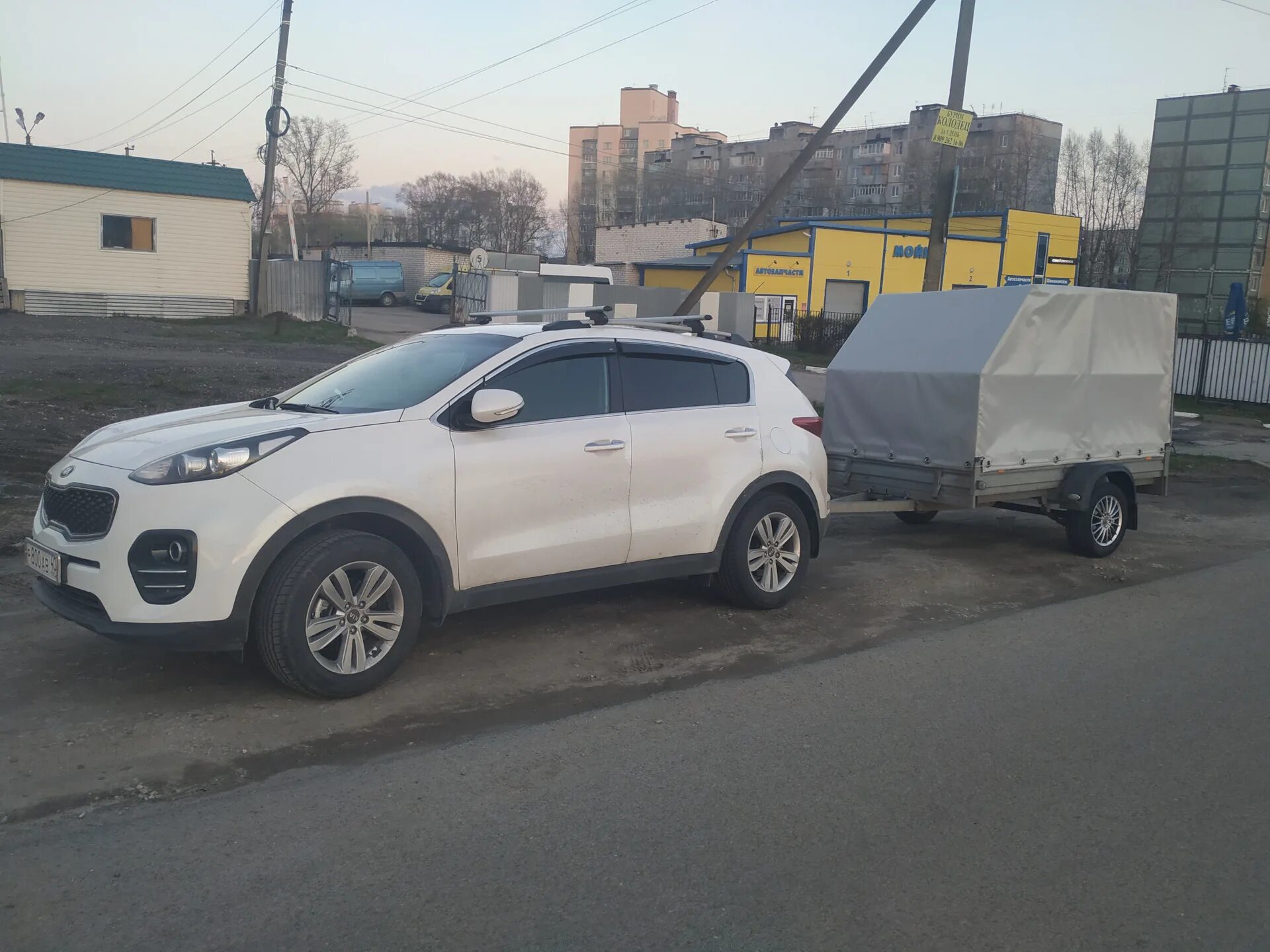 Киа рио 3 с прицепом фото Первый выезд с прицепом. - KIA Sportage (4G), 2 л, 2017 года просто так DRIVE2