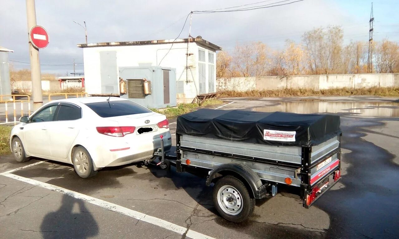 Киа рио 3 с прицепом фото Покупка прицепа "Крепыш" - KIA Rio (3G), 1,6 л, 2015 года другое DRIVE2