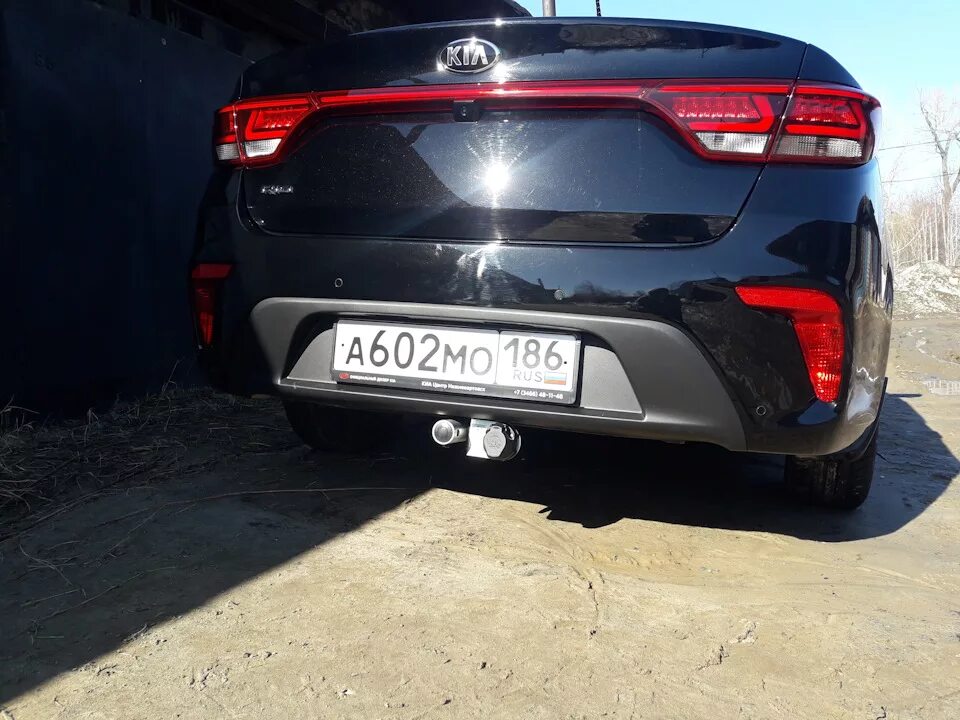 Киа рио 3 с прицепом фото ТСУ (фаркоп) от Лидер-плюс - KIA Rio (4G), 1,6 л, 2017 года другое DRIVE2