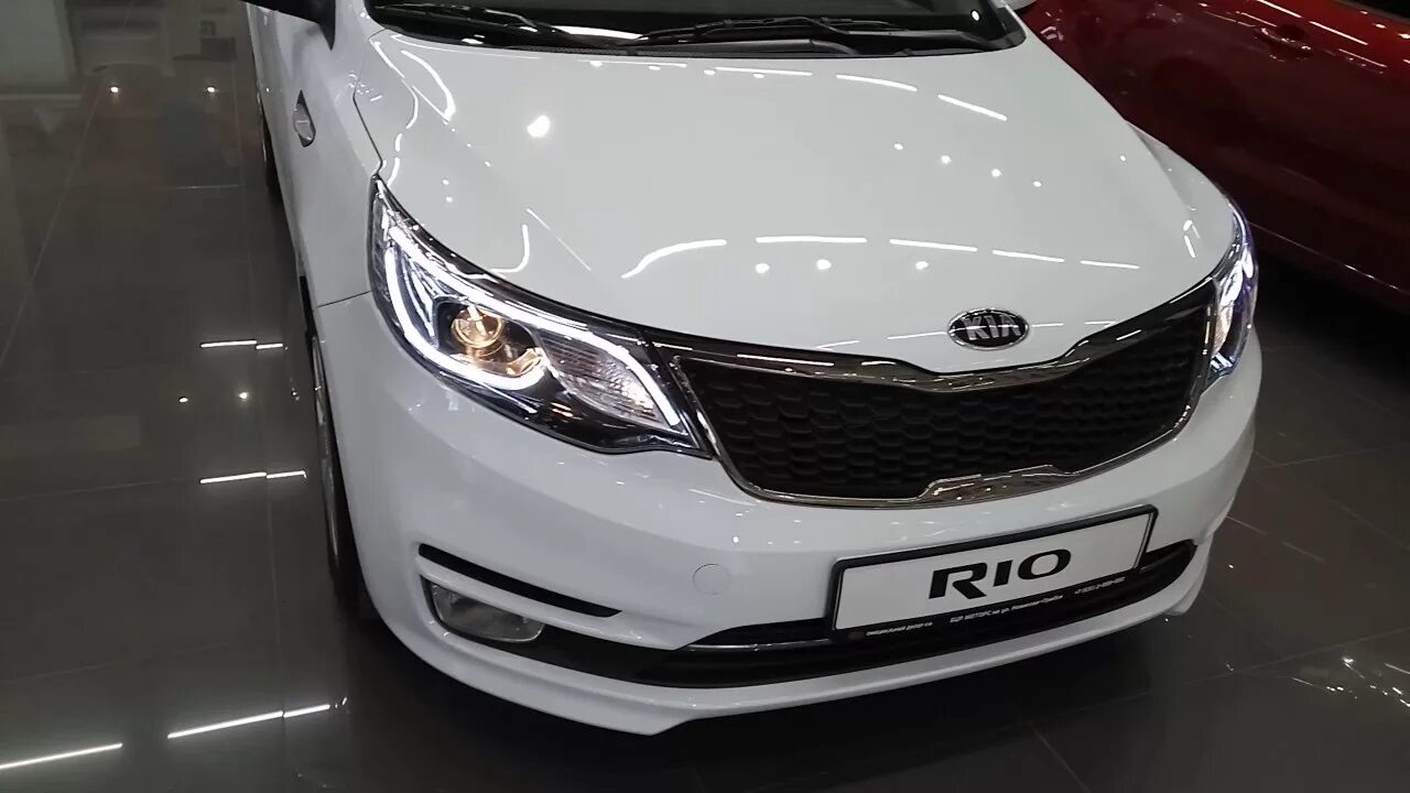 Киа рио 3 тюнинг фар передних Светодиодные фары на KIA RIO в БЦР моторс - YouTube