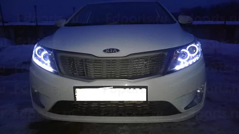 Киа рио 3 тюнинг фар передних Оптика для Rio - KIA Rio (3G), 1,6 л, 2012 года тюнинг DRIVE2