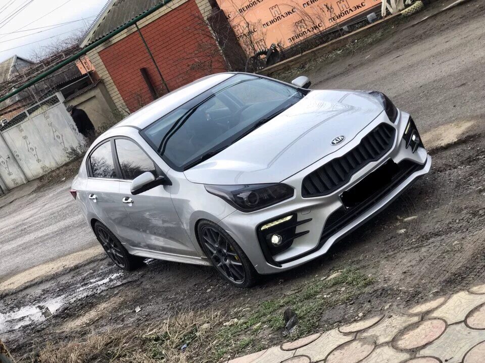 Киа рио 4 поколение тюнинг Тюнинг. Передний бампер - KIA Rio (4G), 1,6 л, 2017 года тюнинг DRIVE2
