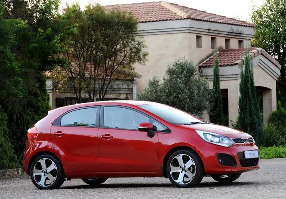 Киа рио 5 фото Photos of Kia Rio 5-door ZA-spec (UB) 2011