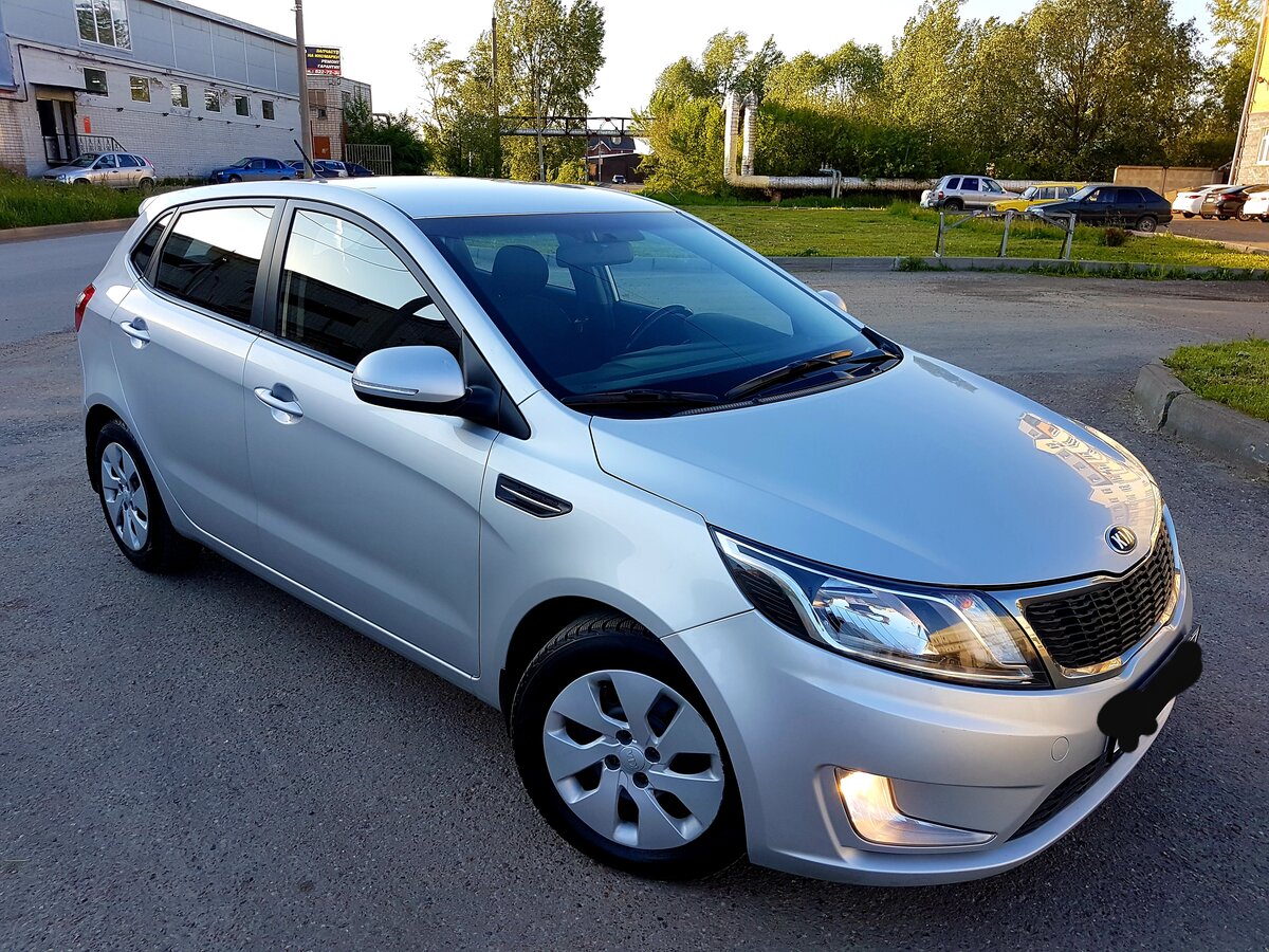 Киа рио 6 фото Купить б/у Kia Rio III 6-speed 1.6 AT (123 л.с.) бензин автомат в Казани: серебр