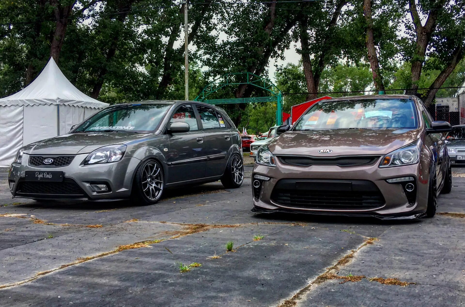 Киа рио два тюнинг 58. Автошок2019. День первый. - KIA Rio 5-door (2G), 1,4 л, 2009 года соревнован