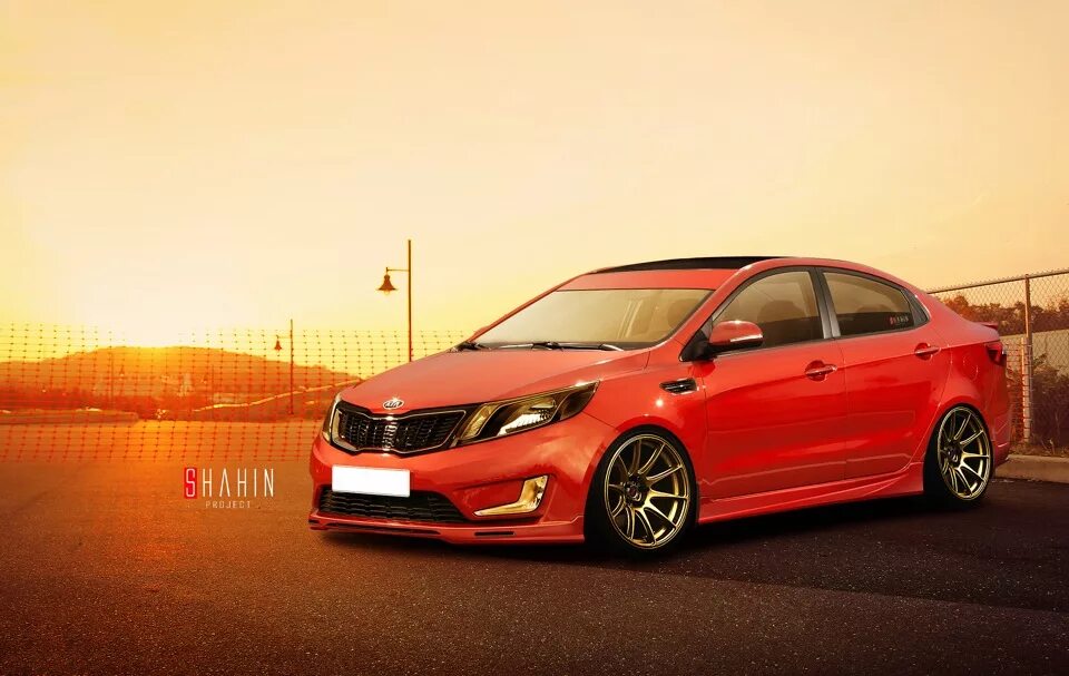 Киа рио два тюнинг Злой Kia Rio III (фотошоп проект) - DRIVE2