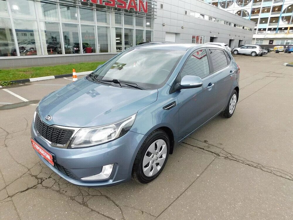 Киа рио голубая фото Купить б/у Kia Rio III 4-speed 1.6 AT (123 л.с.) бензин автомат в Москве: голубо