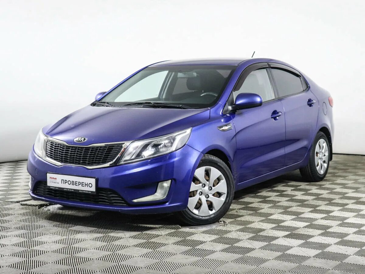 Киа рио голубая фото Купить б/у Kia Rio III 1.4 MT (107 л.с.) бензин механика в Москве: синий Киа Рио