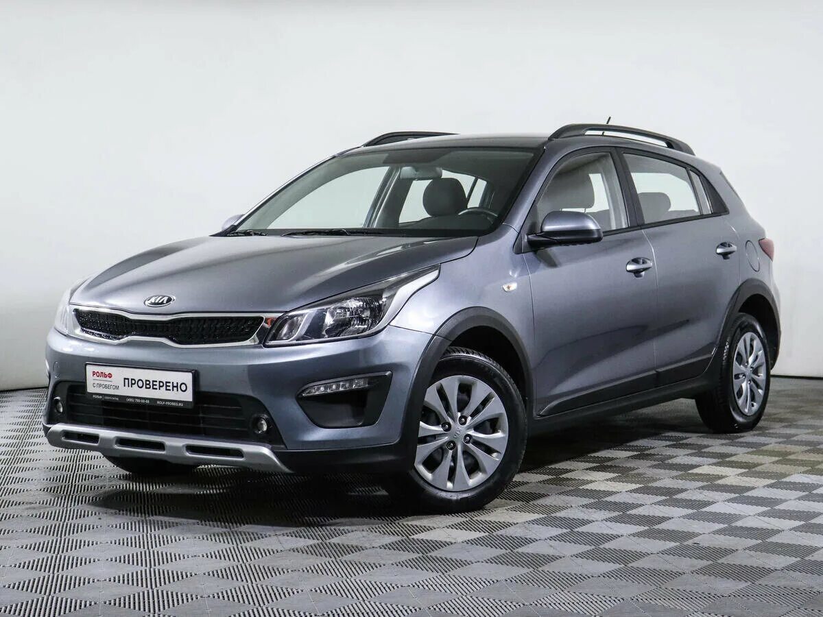 Киа рио х 2020 фото Купить б/у Kia Rio IV X-Line 1.6 AT (123 л.с.) бензин автомат в Москве: серый Ки