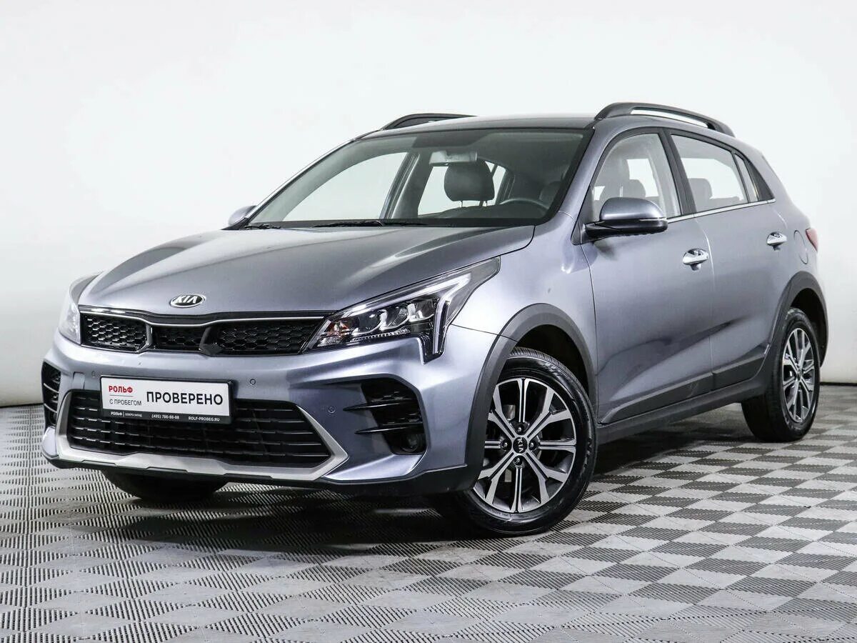 Киа рио х 2022 фото Купить б/у Kia Rio IV X-Line 1.6 AT (123 л.с.) бензин автомат в Москве: серый Ки