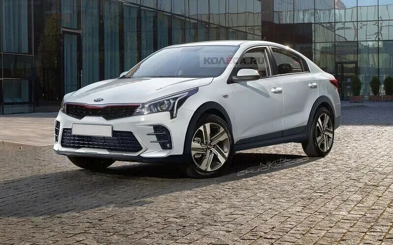 Киа рио икс фото Седан Kia Rio обзавелся вседорожной версией